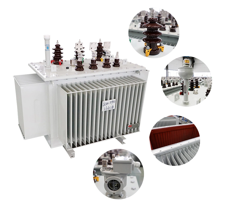 Custom Compact Oil Immersed Power Distribution Transformer 5/10/15/20/25/30/50/63/80/100/125/160/200 kVA Transformer Price