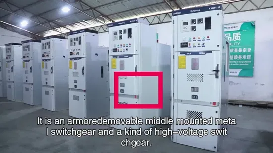 Aparamenta eléctrica revestida de metal de CA de 11kv y 12kv de voltaje alto/medio Hv Mv