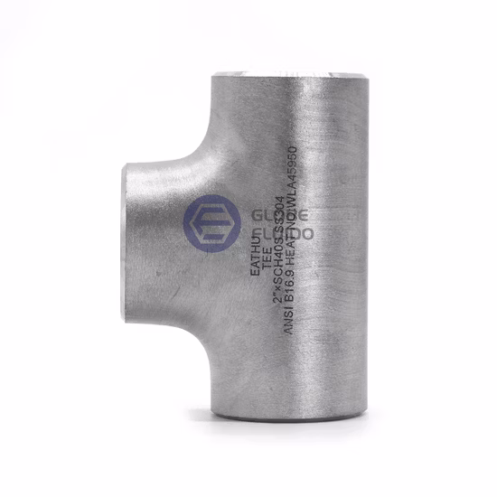 ASME, DIN, JIS, GOST Accesorios de tubería de acero inoxidable para soldadura a tope