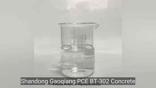 Aditivos para hormigón Superplastificantes de policarboxilato PCE